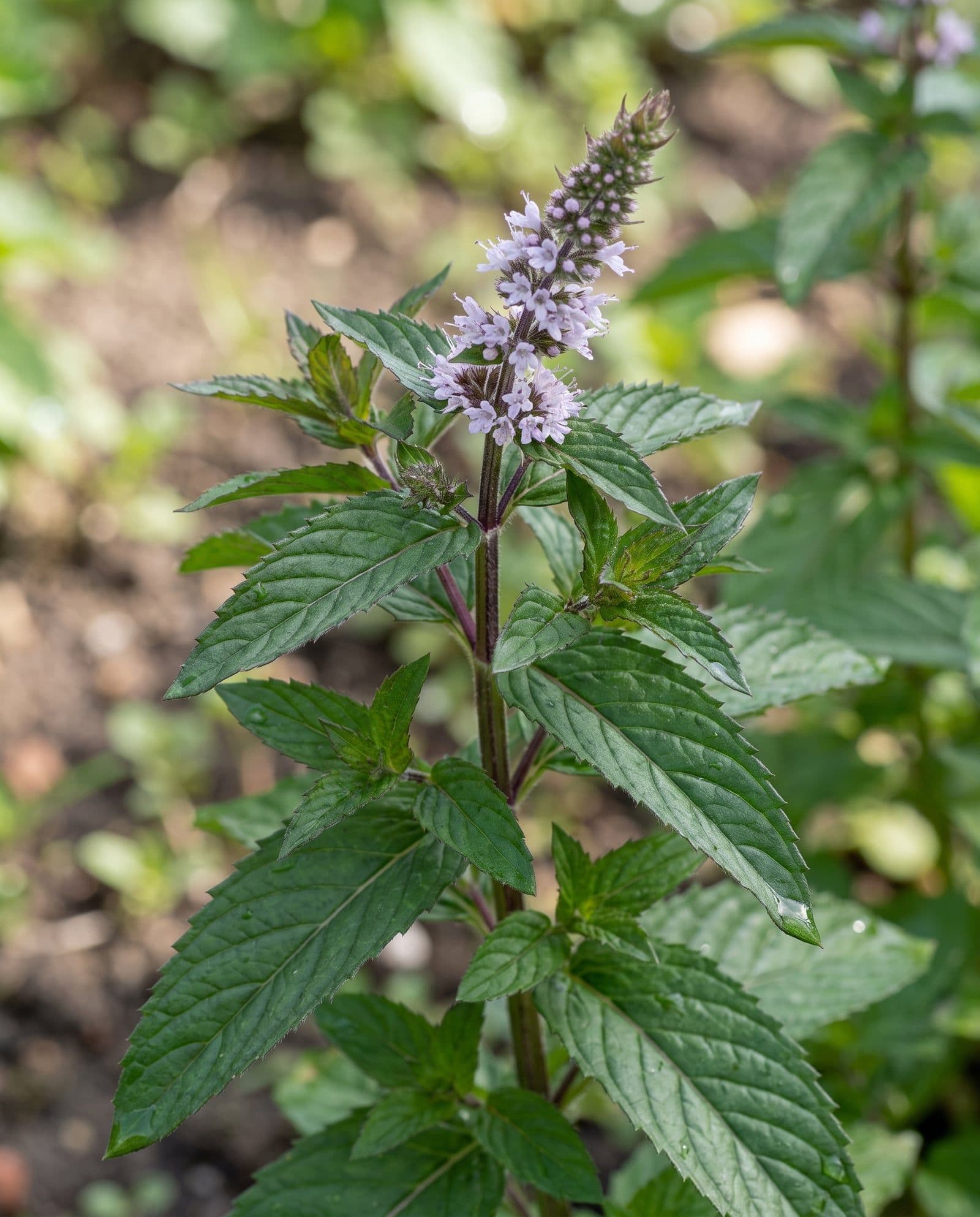 Pfefferminze (Mentha × piperita)